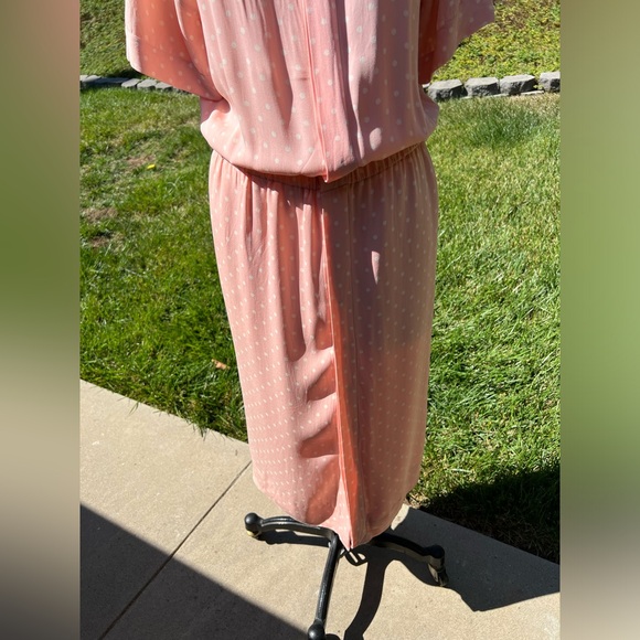 *RARE* Vintage Chanel Boutique Pink Polka-Dot Dress - Picture 10 of 13